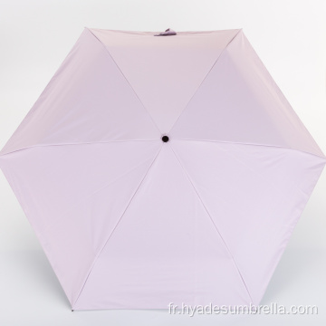 Parapluie de voyage compact rose ultra petite poche